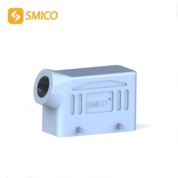 Como usar a conexão rápida de mola do conector para serviços pesados?