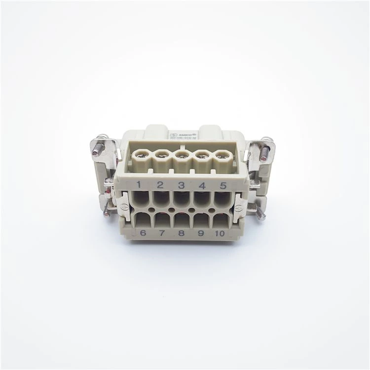 Conector de alta resistência de 10 pinos