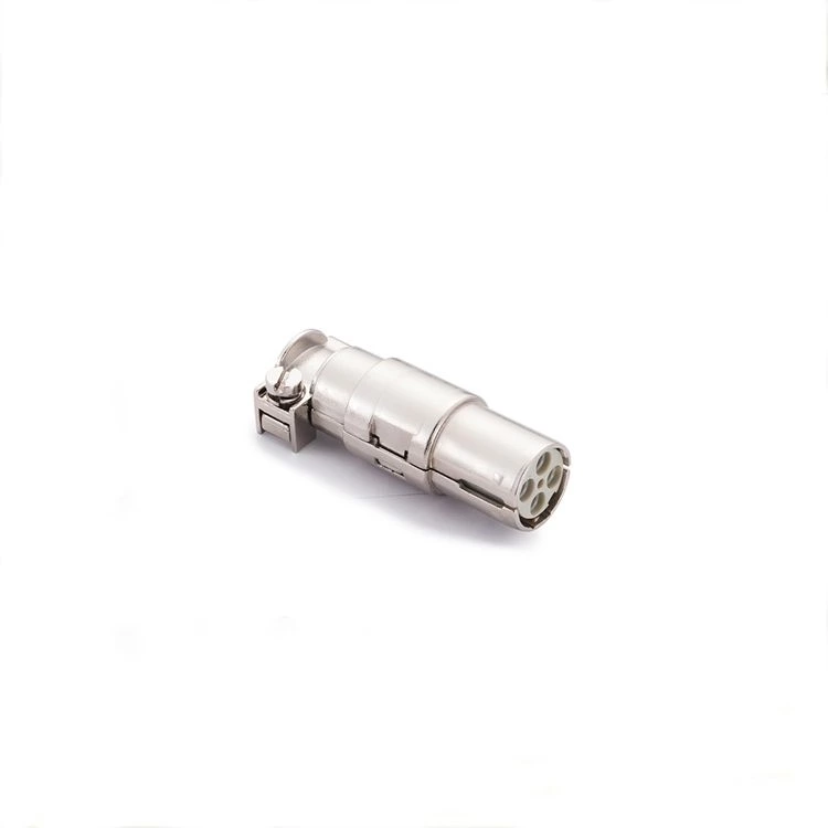 Conector circular de módulo coaxial de blindagem