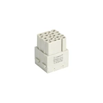 Conector elétrico de alta densidade de contato H2MEE para serviços pesados, 20 pinos