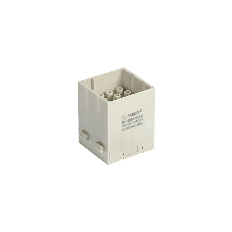Conector elétrico de alta densidade de contato HM-H2MEE para serviços pesados, 20 pinos