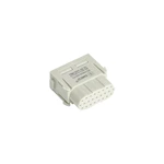 Conector elétrico de alta resistência de 25 polos com terminal de crimpagem de 4 amperes