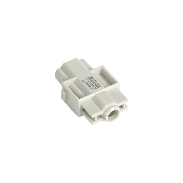 Conector elétrico modular de 1 pino 100A com contatos banhados a prata