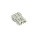 Conectores modulares HDC de 2 pinos de 40 A com contatos banhados a prata