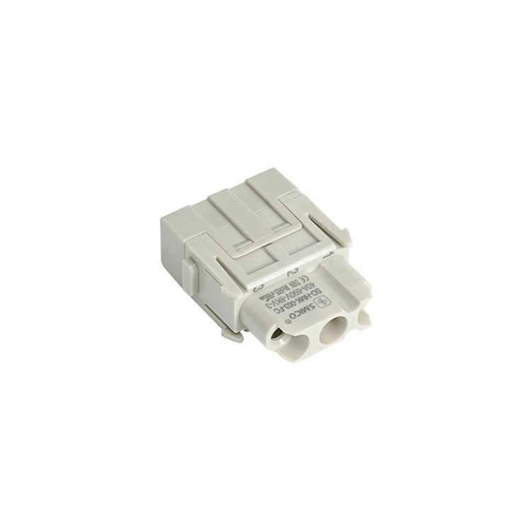 Conector elétrico axial de alta resistência de 40 amperes