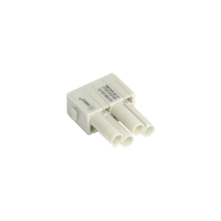 Conector de 4 pinos para serviço pesado protegido HMK-004-FC 09140043041 Conectores retangulares industriais