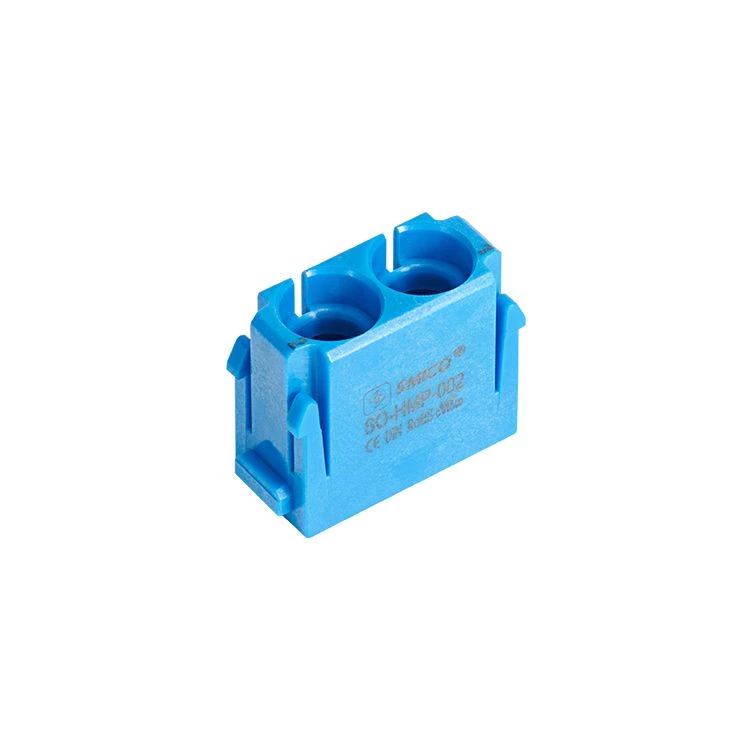 Conector elétrico pneumático para serviço pesado em policarbonato