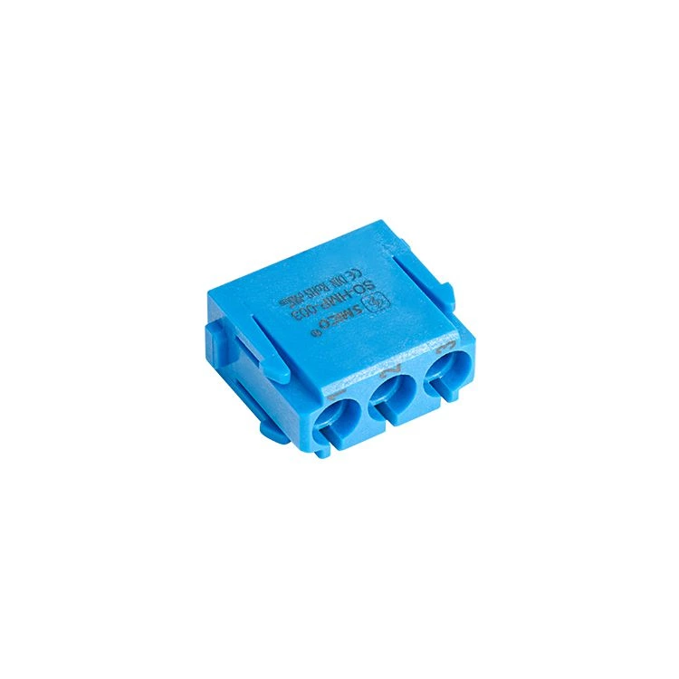 Conector elétrico pneumático para serviço pesado em policarbonato