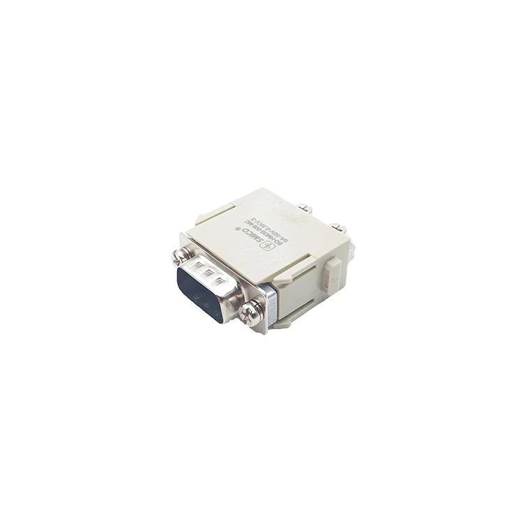 Conectores modulares D-SUB de 9 pinos para serviço pesado com contatos banhados a prata