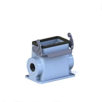 Invólucro de superfície SO-H10B-SGH-1L-M32 para entrada lateral para conector multipolar industrial