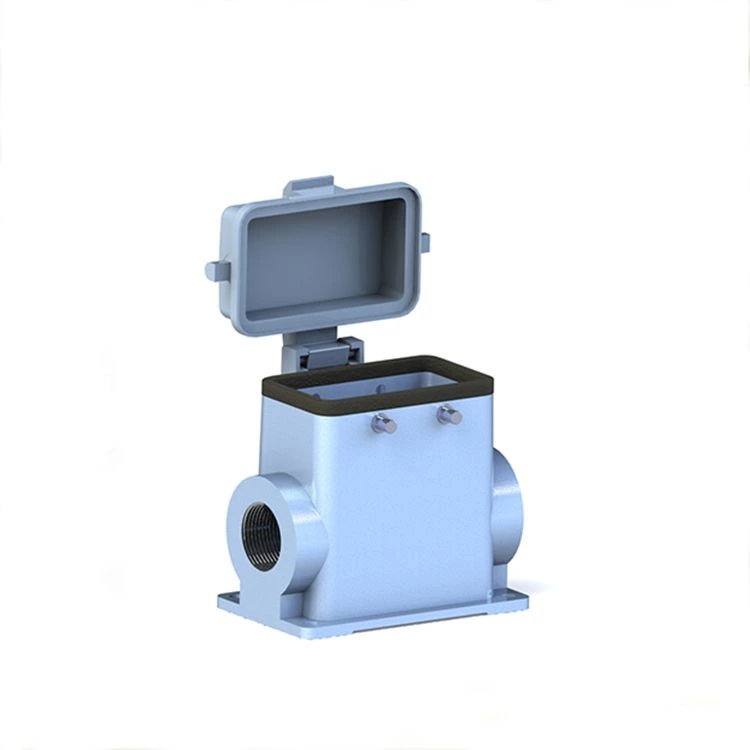 Caixa de montagem em superfície SO-H10B-SGH-4B-CV para entrada lateral para conector multipolo industrial
