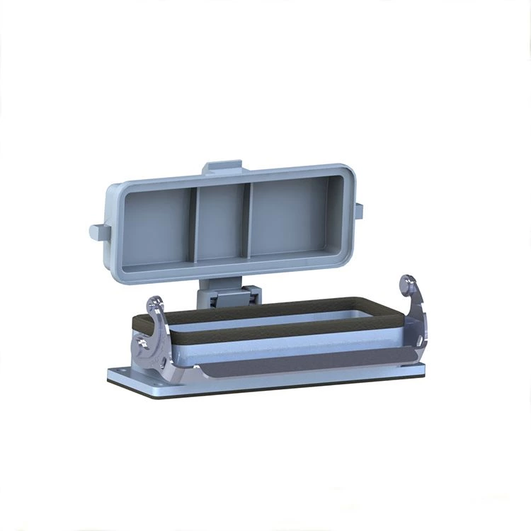 Invólucro com tampa para conector industrial de alta resistência HDC