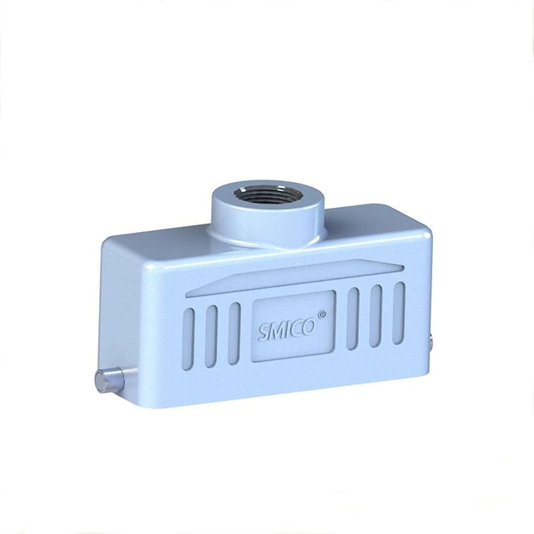 Conector retangular de alta resistência para montagem automotiva