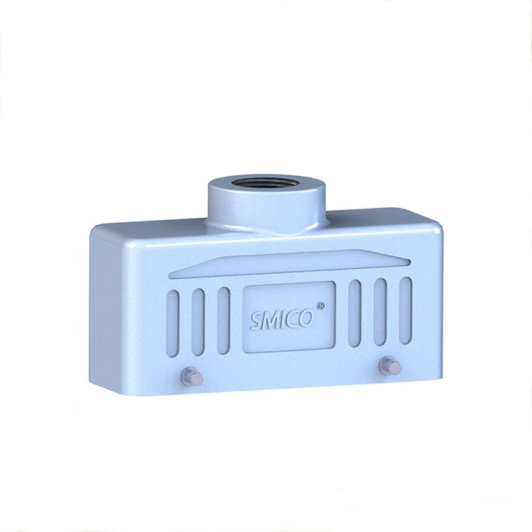 Capota industrial e alojamento para conector de fio de 24 pinos