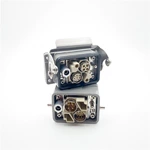 Conector de blindagem modular HDC CM BUS MV2 2PIN para serviço pesado H2M-002