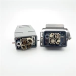 Conector circular de módulo coaxial de blindagem