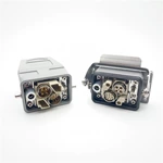 Conector circular de módulo coaxial de blindagem