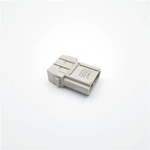 Conectores modulares HDC de 2 pinos de 40 A com contatos banhados a prata