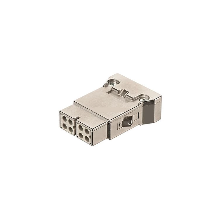 Conector de crimpagem de inserção MegaBit modular SMICO HMMB-008-FC 10A 50V para serviço pesado