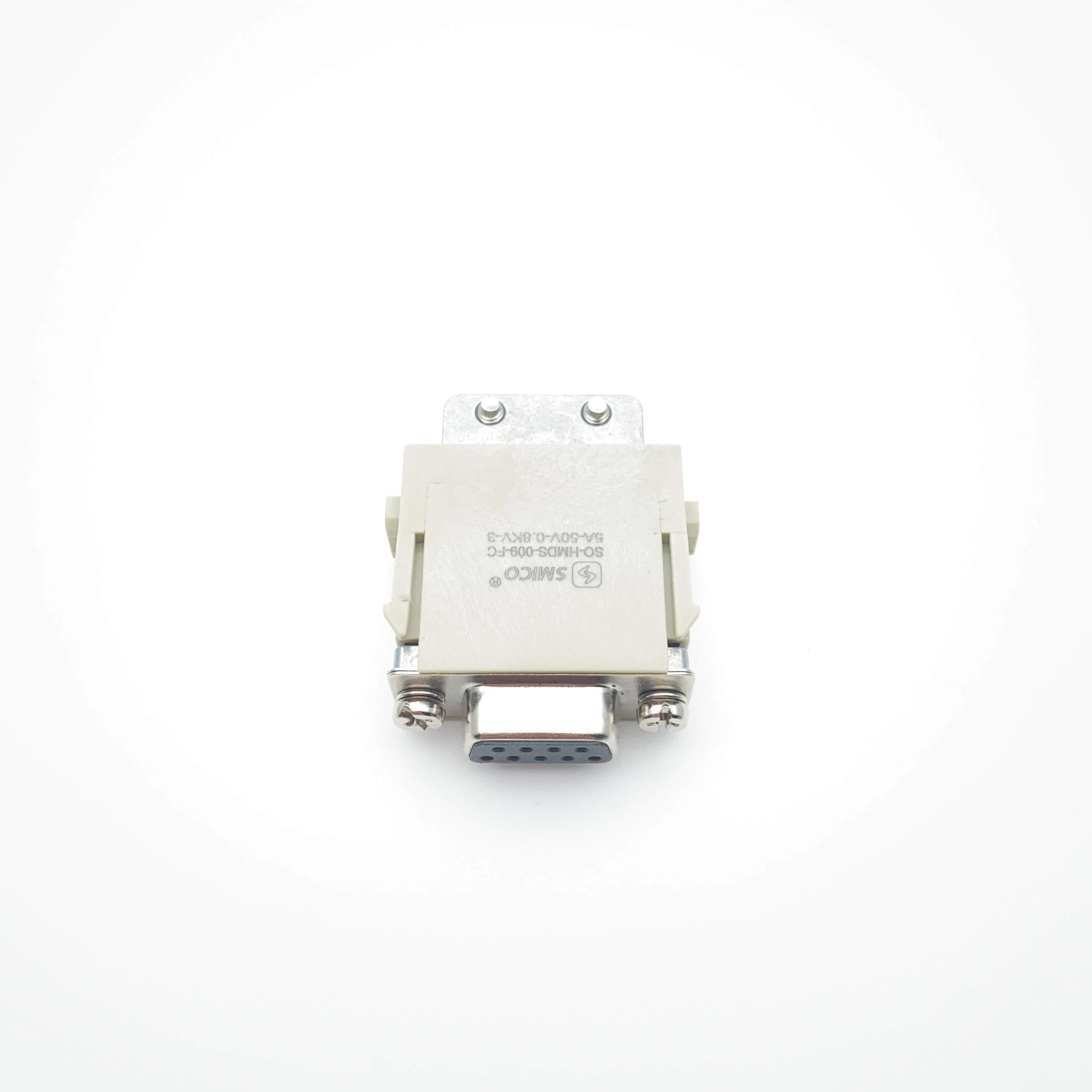 Conectores modulares HMDS de 9 pinos para serviço pesado com contatos banhados a prata