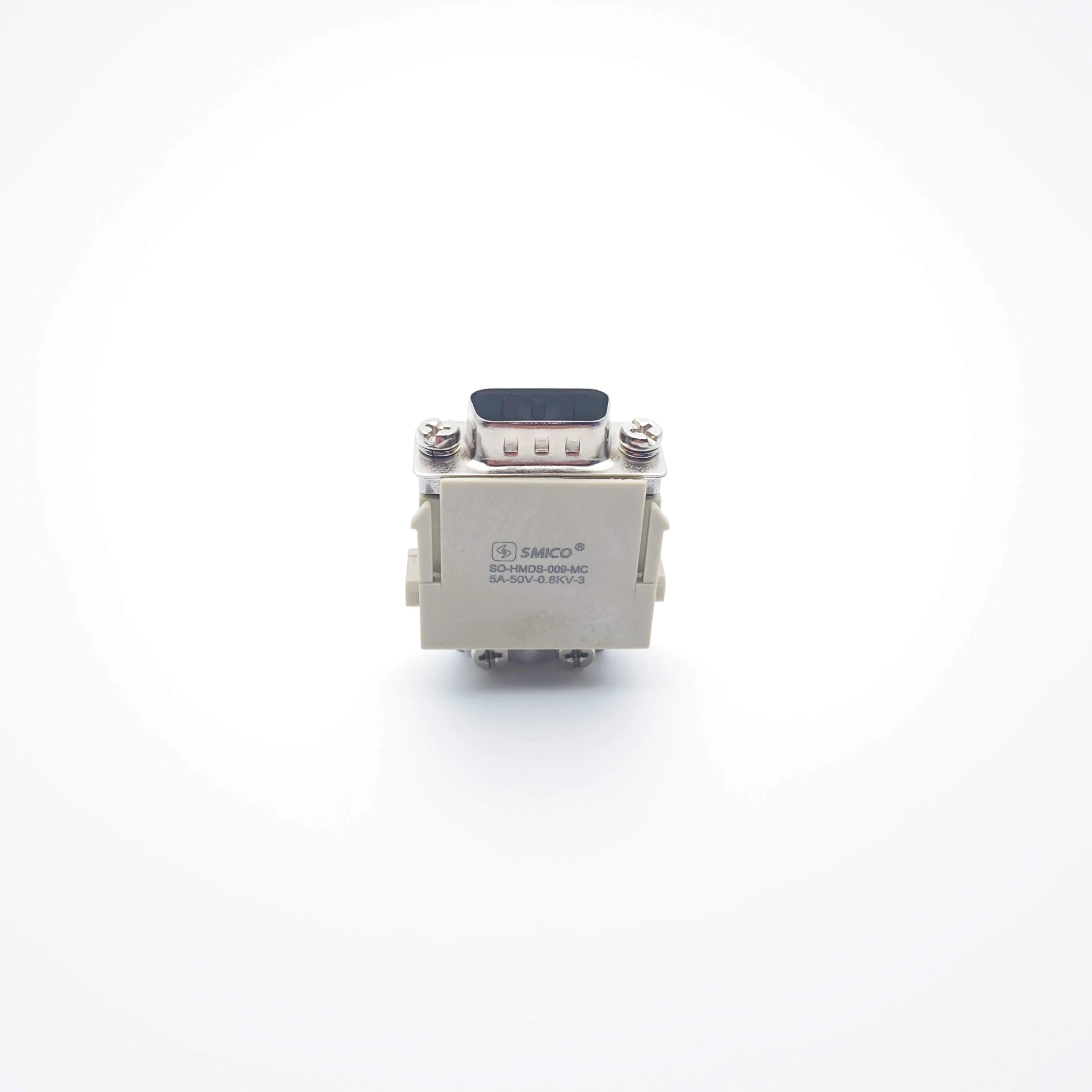 Conectores modulares D-SUB de 9 pinos para serviço pesado com contatos banhados a prata