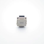Conectores modulares D-SUB de 9 pinos para serviço pesado com contatos banhados a prata