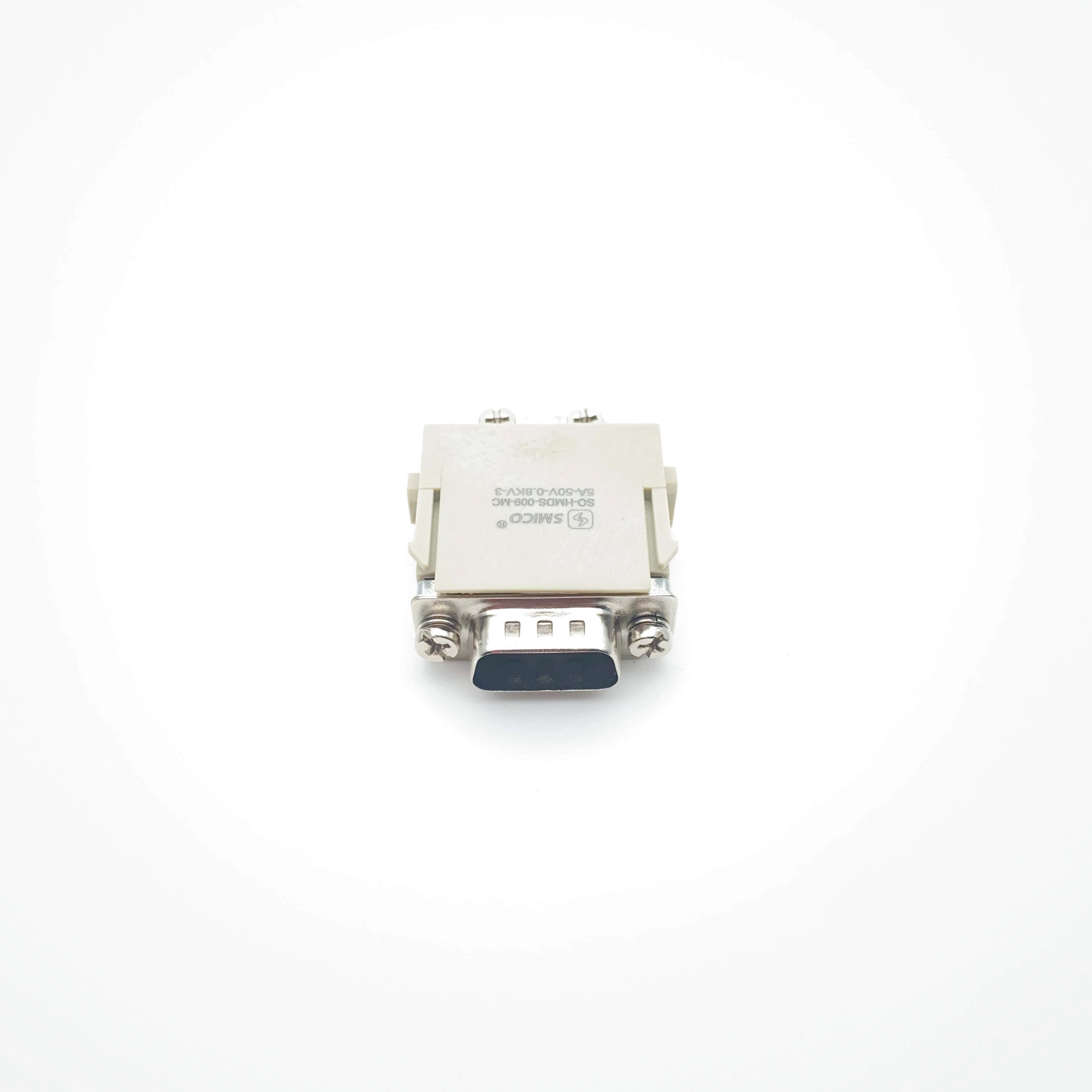 Conectores modulares D-SUB de 9 pinos para serviço pesado com contatos banhados a prata