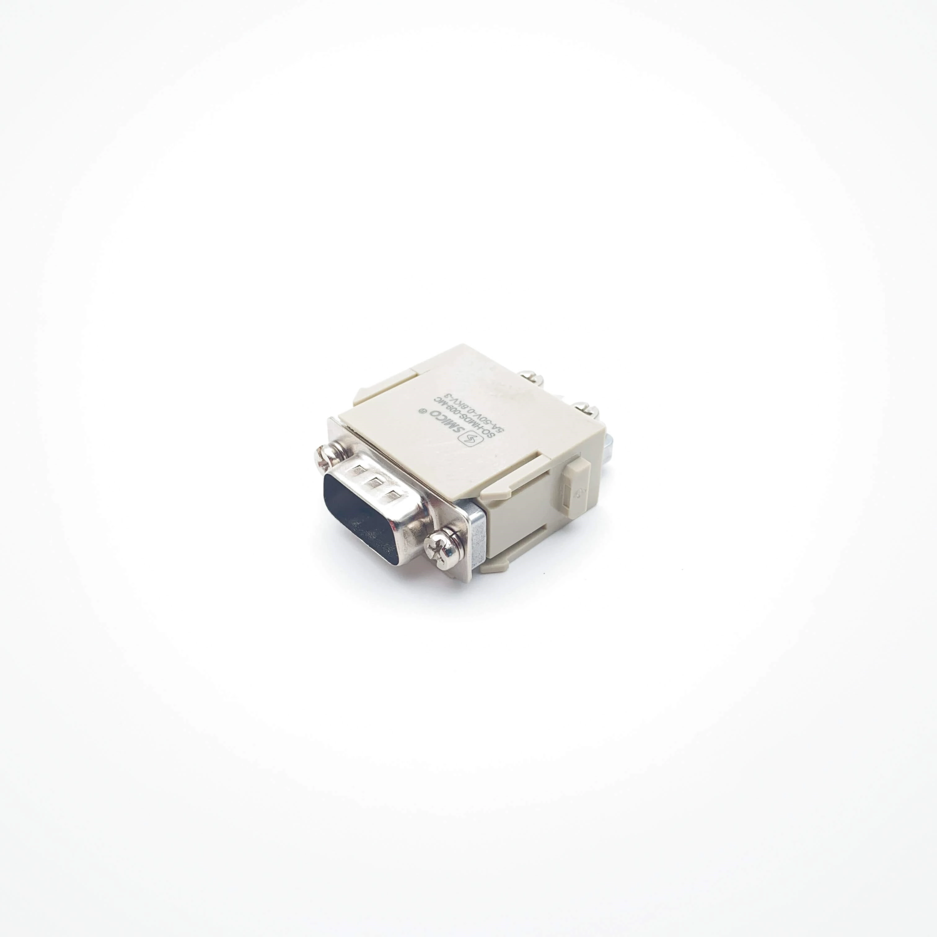 Conectores modulares D-SUB de 9 pinos para serviço pesado com contatos banhados a prata