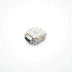 Conectores modulares D-SUB de 9 pinos para serviço pesado com contatos banhados a prata