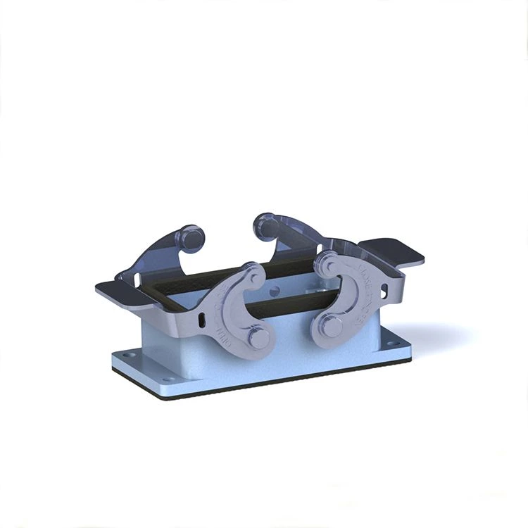 Conector de cabo para serviço pesado H10B para montagem em anteparo, capotas e invólucros de metal