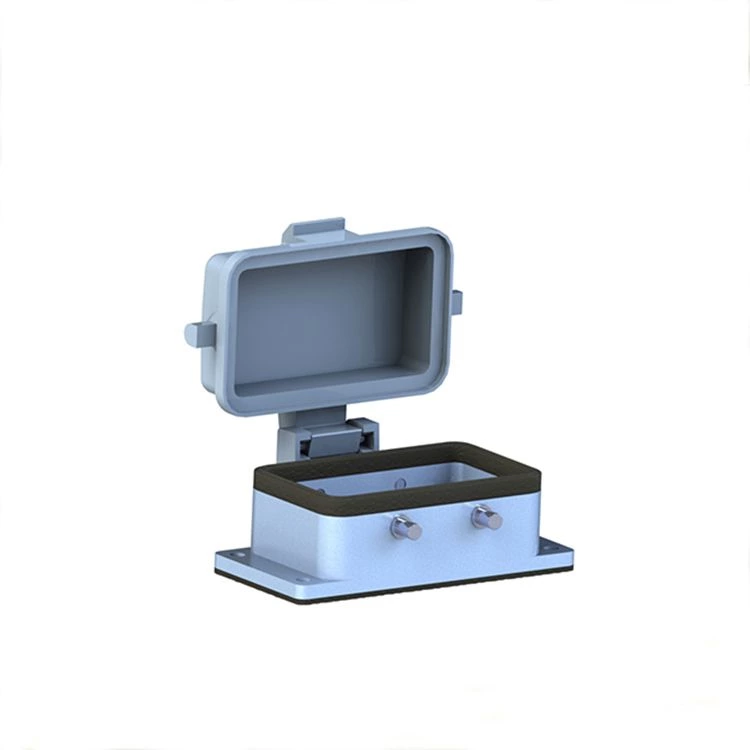 Conector de cabo para serviço pesado H10B para montagem em anteparo, capotas e invólucros de metal