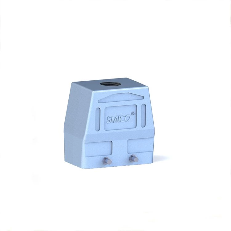 Conector de alta resistência para capô e caixa série H10B, entrada lateral do capô e entrada superior