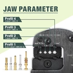 Ferramenta de crimpagem para conector de alta resistência HAN E