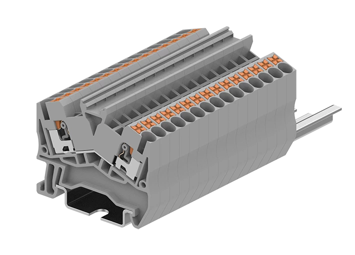 Fiação rápida de mola trilho DIN TPS2.5-2-G fabricante fábrica