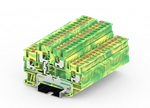 PTD4-2-PE terminal de trilho guia de mola de pressão