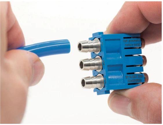 Conectores para serviço pesado Módulo pneumático metálico 09140006350