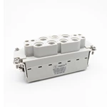 Conector de aviação para serviço pesado série HK 6 pinos 100A e 6 pinos 16A inserções fêmeas
