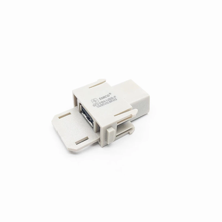 Conector de alta resistência HM-USB-F Módulo macho Trocador de gênero 09140014701