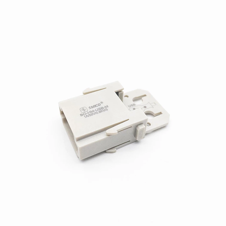 Conector modular para serviço pesado Módulo USB masculino Trocador de gênero 09140014601