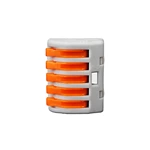 Conector de fio de terminal 222-415 Conector compacto Conector de bloco de terminais de 5 alavancas 28-12 Awg