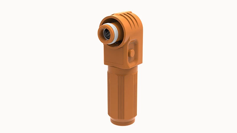 Conector de bateria com isolamento de plástico e terminal de latão para armazenamento de energia de veículos elétricos