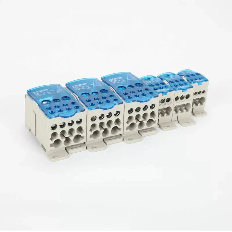 Bloco de terminais de distribuição de parafuso DIN Rail UKK 125A