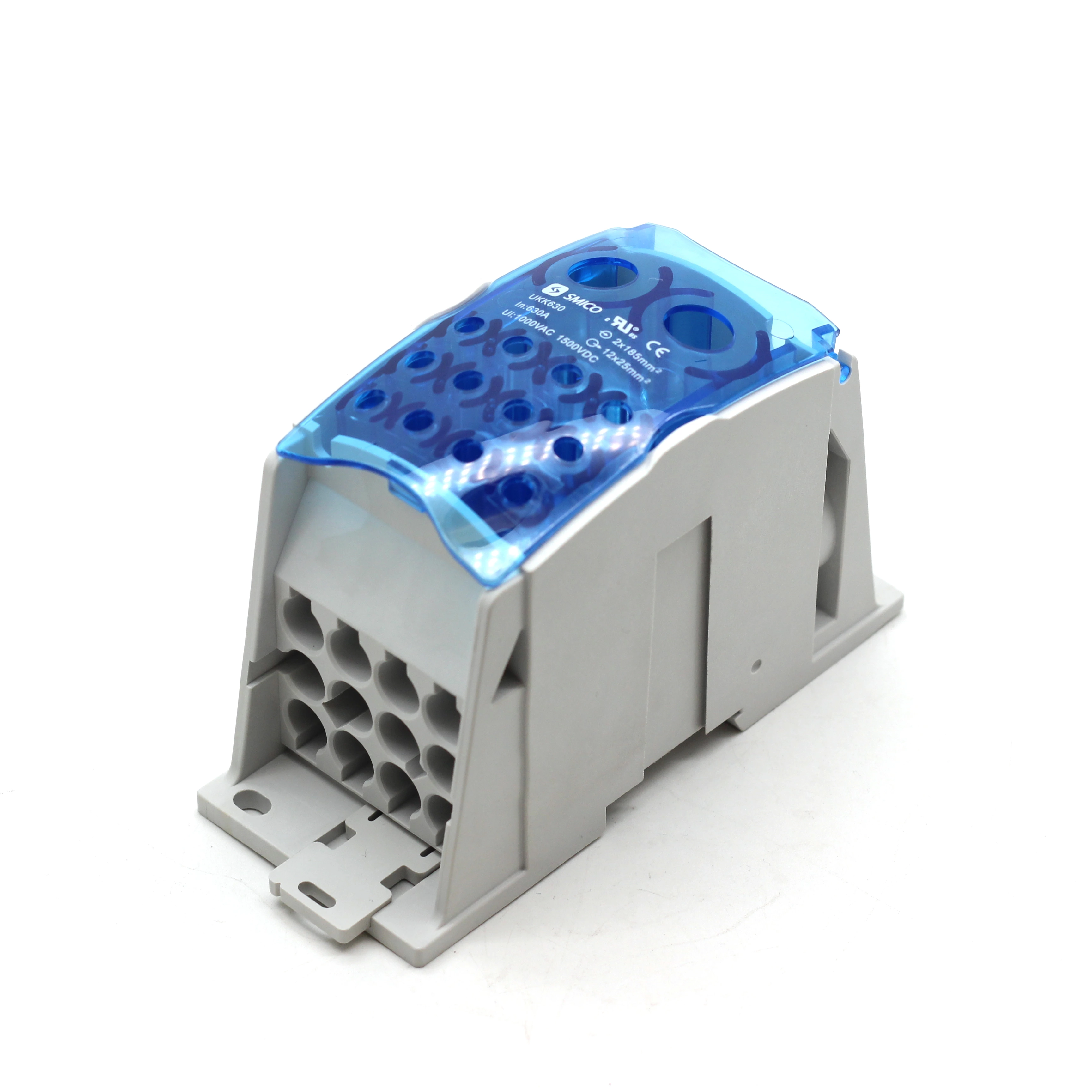 Blocos de distribuição unipolares/multipolares UKK 630A