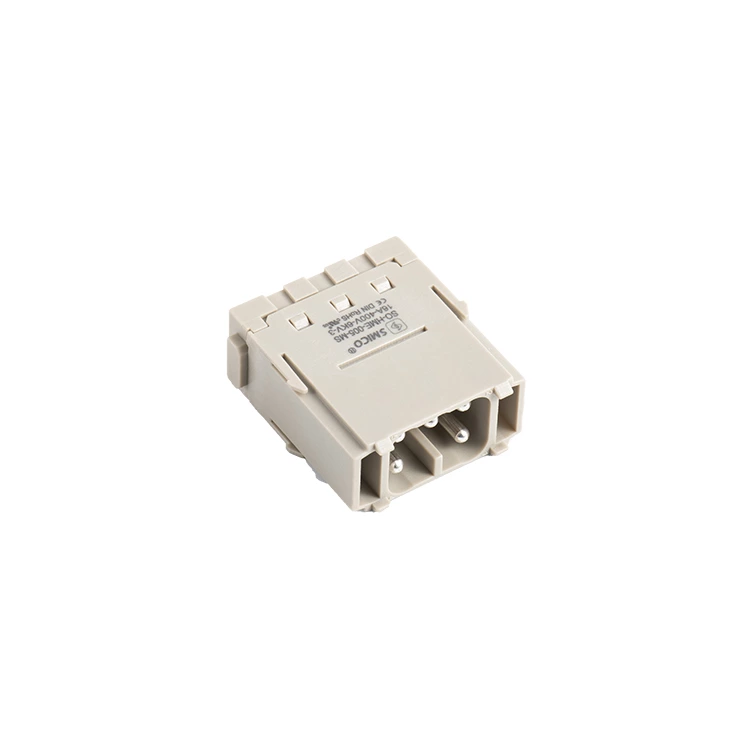 09140052616 HME-005-MS módulo macho de 5 pinos, conector de alta resistência com braçadeira de gaiola