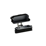 Invólucro de conector de alta resistência HPR com tampa metálica IP68 HP16B/H-MCV-ST-2H para ambientes externos adversos 09400160317