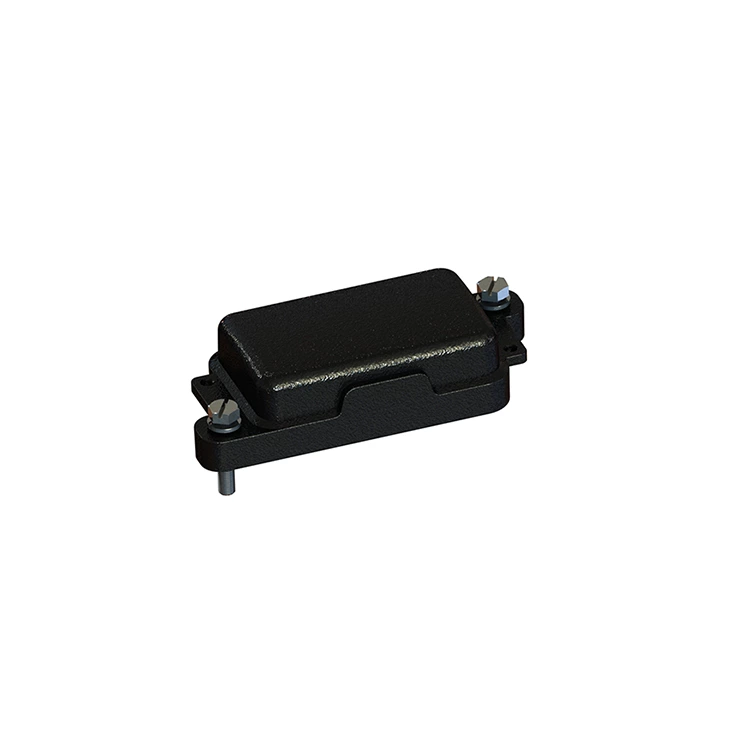Tampa metálica para conector retangular HPR IP68 HP6B/H-MCV-2S para ambientes externos adversos 09400065411 capa de proteção
