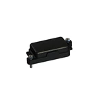 Tampa metálica para conector retangular HPR IP68 HP6B/H-MCV-2S para ambientes externos adversos 09400065411 capa de proteção