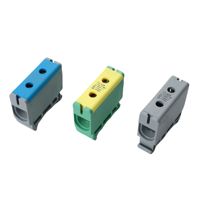 Blocos de terminais de distribuição industrial de alumínio SOT5-35, tipo rosca, série SOT5 para conector de alumínio de 35 mm²