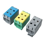 SOT5-35-2 Blocos de terminais de conexão de parafuso de barramento de trilho DIN de cobre elétrico de grande distribuição de energia 2*50 mm2