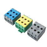 SOT5-50-3 Blocos de terminais de conexão de parafuso de barramento de trilho DIN elétrico de distribuição de energia grande 3*50 mm2